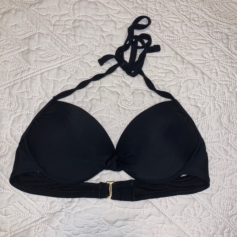 Black bikini top - push up